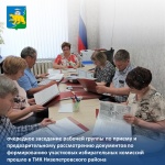 В территориальной избирательной комиссии Нязепетровского района провели очередное заседание рабочей группы 