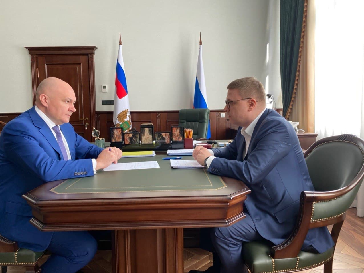 Алексей Текслер встретился с заместителем министра финансов России Леонидом Горниным 